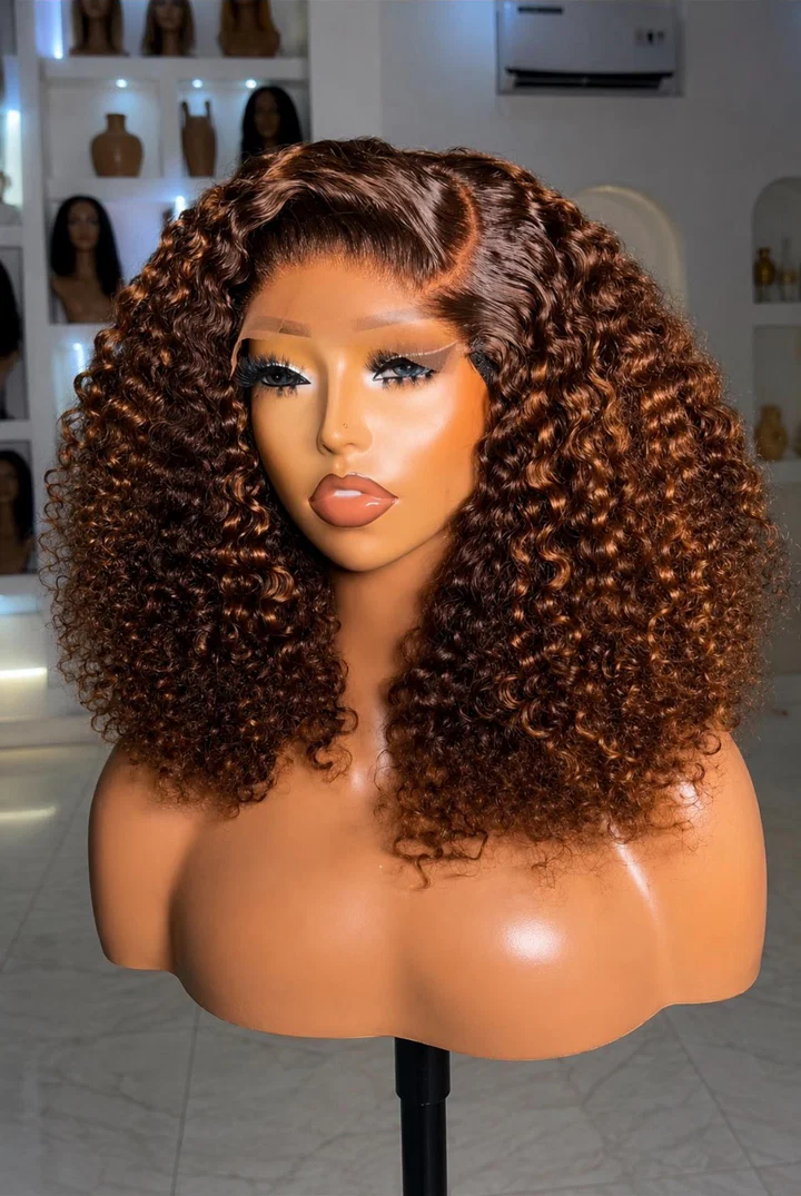 Premium Curly Glueless wigs Human Hair