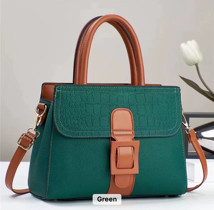 Signature Buckle Satchel
