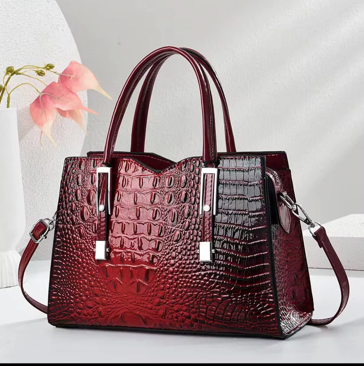 ACIES Valeria Croc Tote