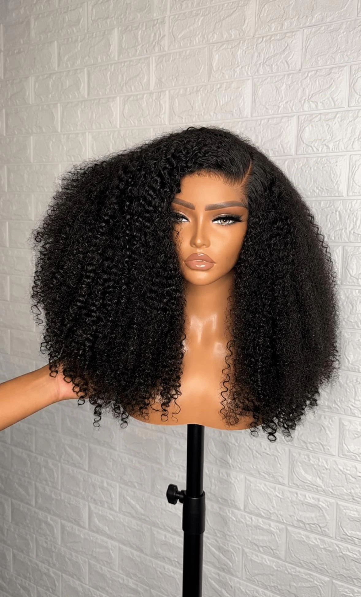 Premium Curly Glueless wigs Human Hair 4