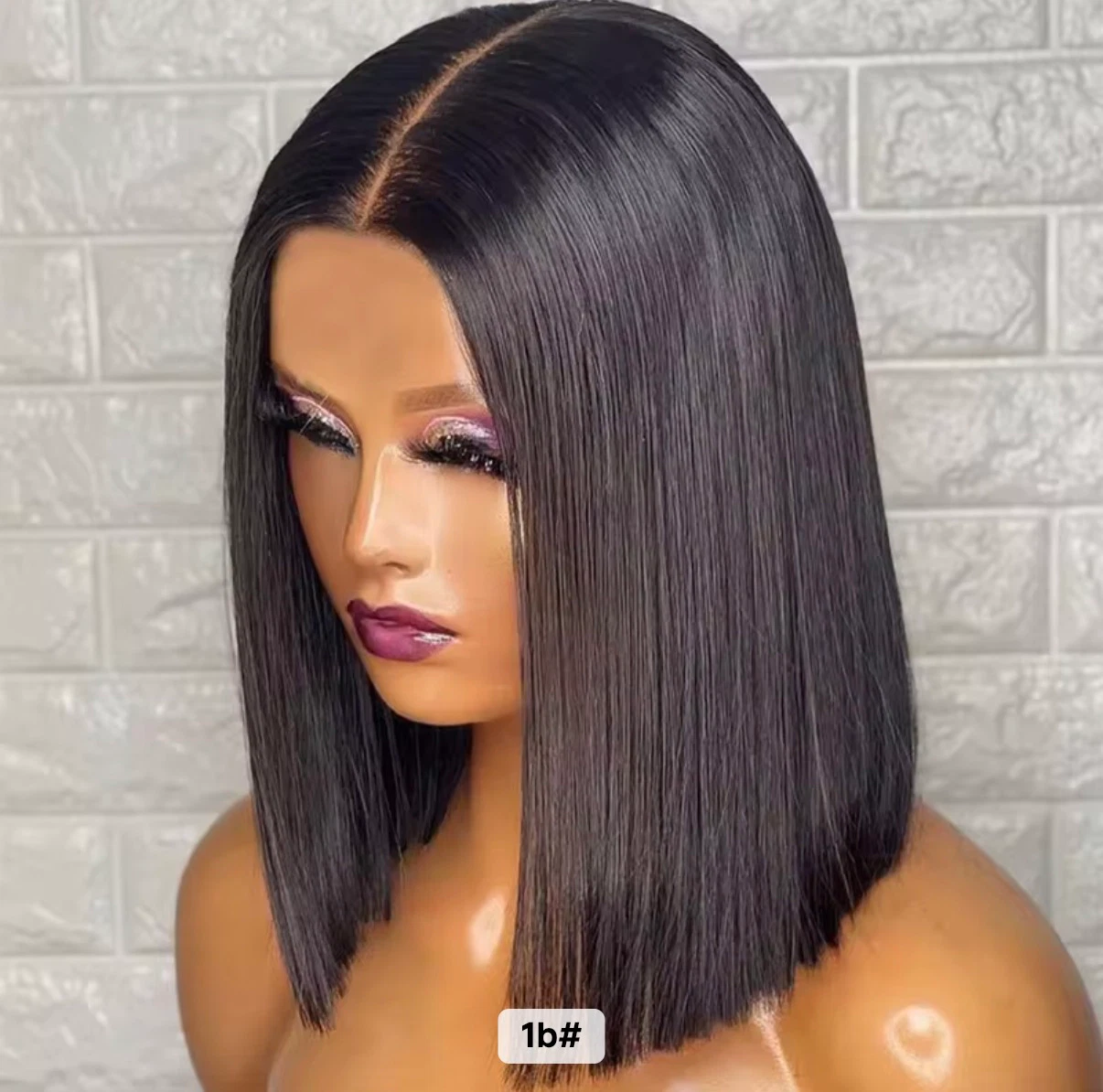 ACIES Signature HD Premium Bob Wig - Natural Black
