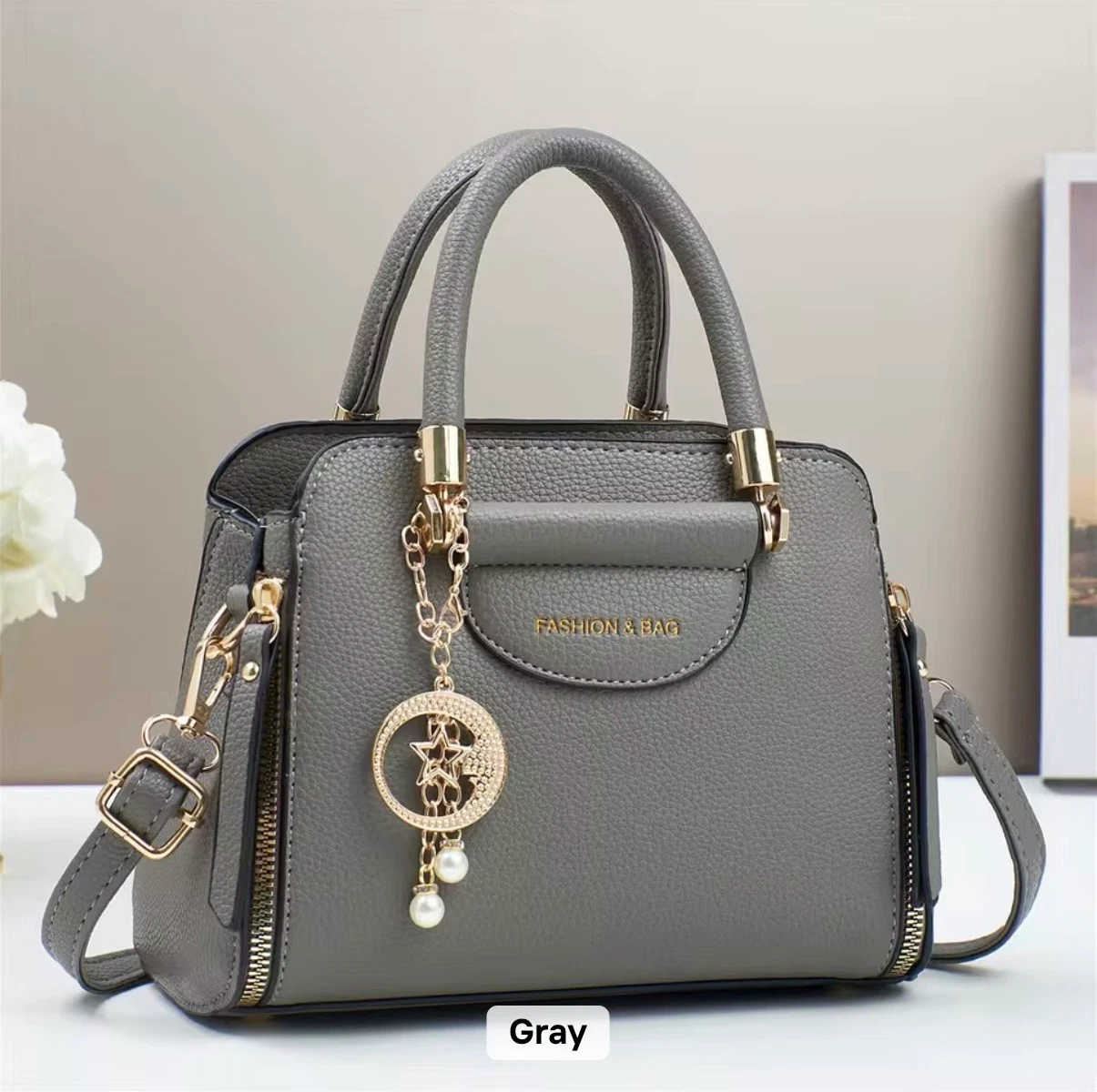 Celestine Satchel - Gray