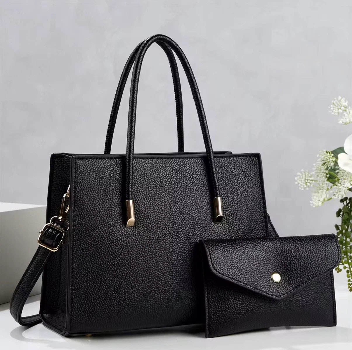ACIES Valeria Tote Set - Black