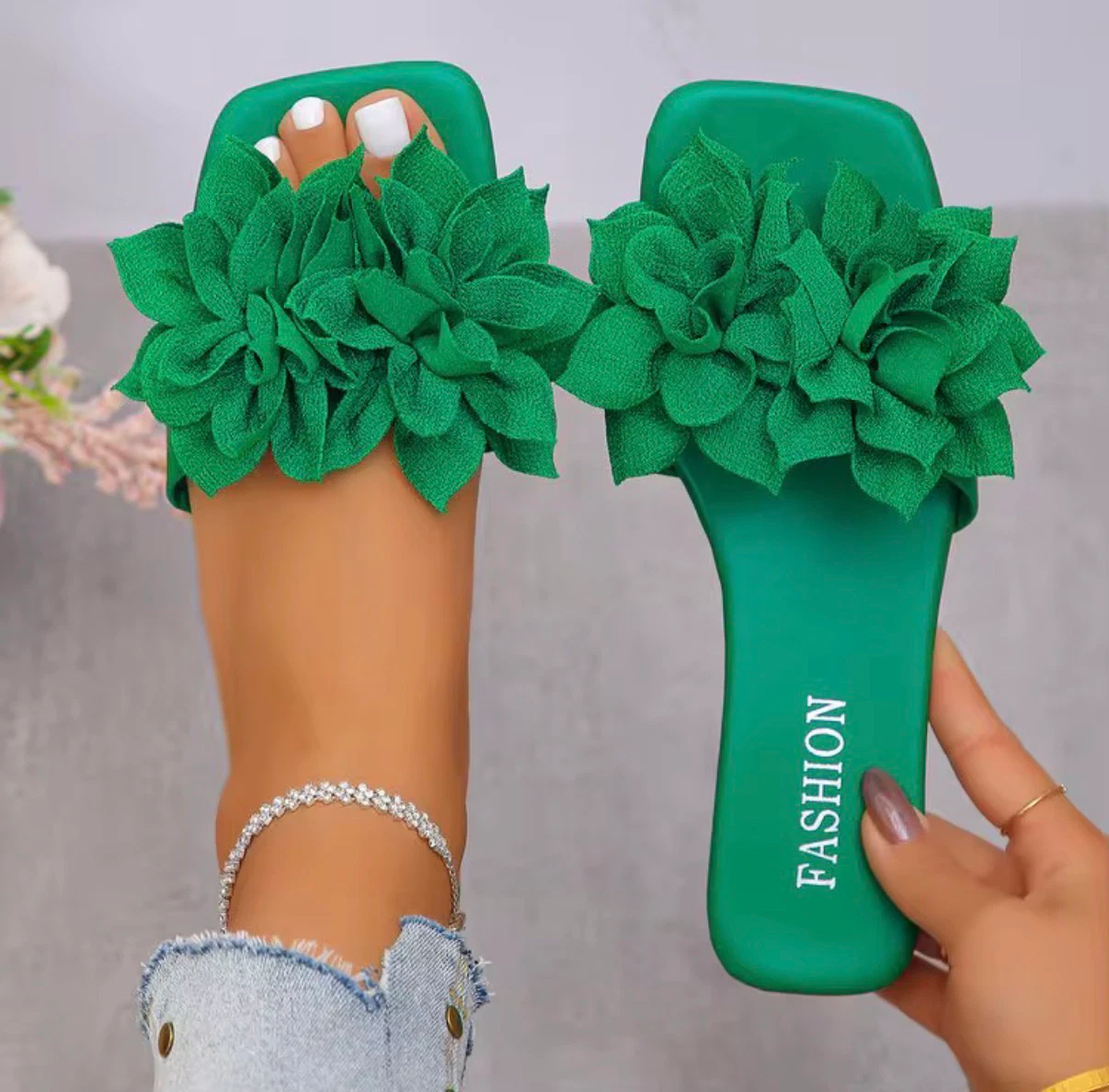 ACIES Floréa Statement Slides - Emerald Bloom