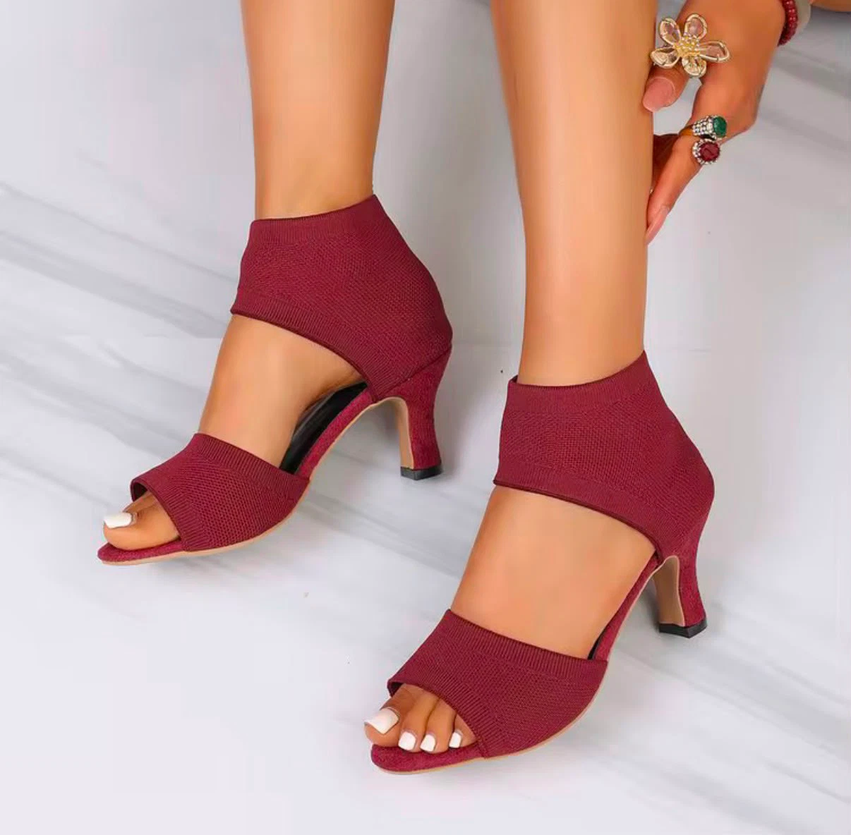 ACIES Virelle Knit Heels 5